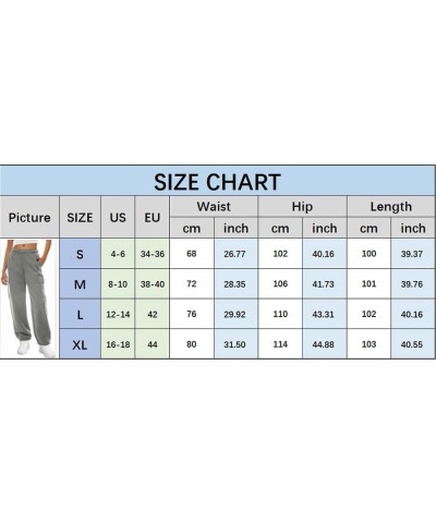 Womens Y2K Trousers Casual Baggy Elastic Waist Joggers Pants Athletic Lounge Cargo Sweatpants with Pockets C Pink $19.60 Pants