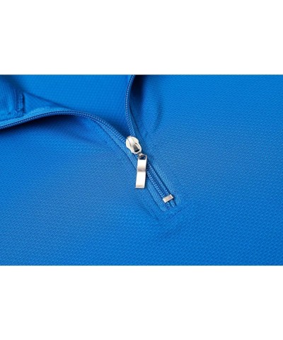 Womens Sleeveless Golf Polo Shirts Lightweight Tennis Sport Tops Long Sleeve Royal Blue $13.99 Shirts