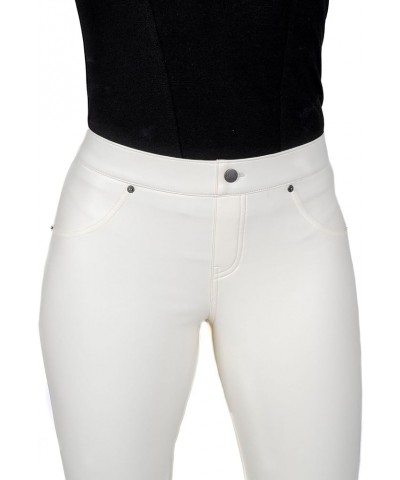 Women's Faux Leather Leggings Star White $14.64 Pants