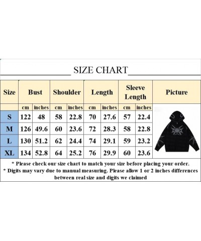 Hip-hop Zip up Hoodie Halloween Sweatshirt Hooded Women Grunge 2023 Y2k Clothes Vintage Harajuku Hoodies Black $26.03 Hoodies...