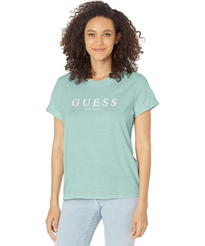 Women's 1981 Rolled Cuff Short Sleeve Tee Minty Mist $16.02 T-Shirts