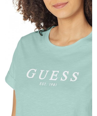 Women's 1981 Rolled Cuff Short Sleeve Tee Minty Mist $16.02 T-Shirts