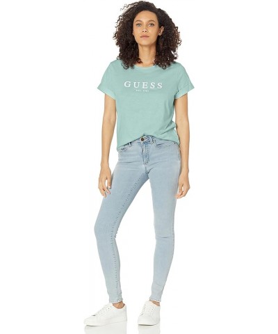 Women's 1981 Rolled Cuff Short Sleeve Tee Minty Mist $16.02 T-Shirts