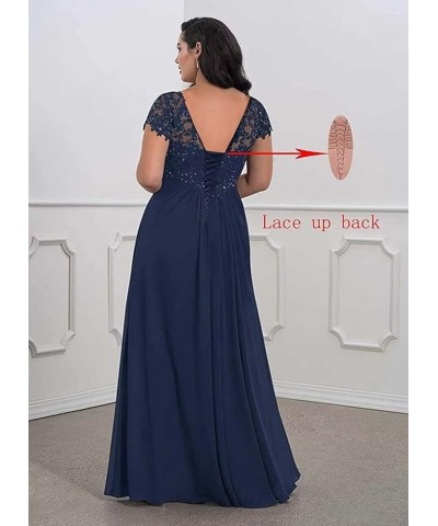 V Neck Mother of The Bride Dresses for Wedding Plus Size Lace Appliques Women's Long Formal Wedding Party Prom Gowns Hot Pink...