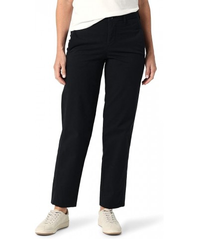 Women's Ultra Lux Mid Rise Relaxed Straight Leg Pant Unionall Black $13.00 Pants