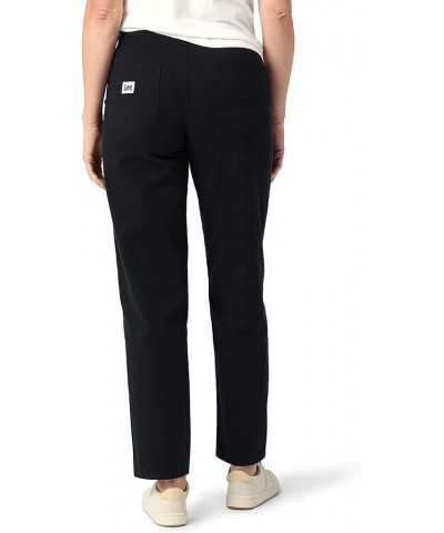 Women's Ultra Lux Mid Rise Relaxed Straight Leg Pant Unionall Black $13.00 Pants