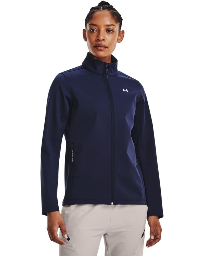 Women's ColdGear Infrared Shield 2.0 Soft Shell (410) Midnight Navy / / White $27.06 Activewear