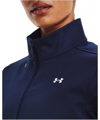 Women's ColdGear Infrared Shield 2.0 Soft Shell (410) Midnight Navy / / White $27.06 Activewear