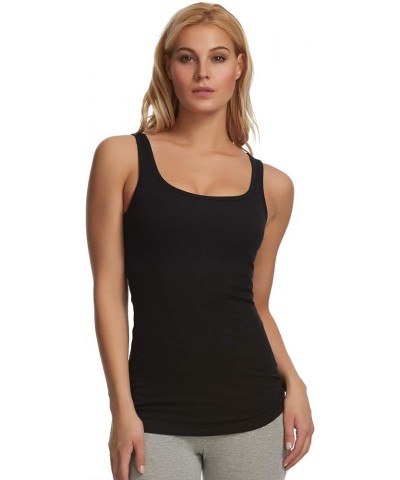 | Cotton Ribbed Tank Top | 2-Pack Charcoal Gray $10.75 Tanks