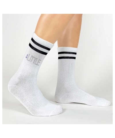 Sorority Big, Little Striped Crew Socks Sigma Kappa Little Striped $8.78 Activewear