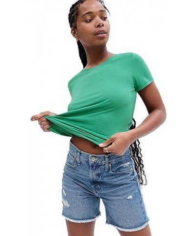 Women's Favorite Crewneck Tee T-Shirt Fresh Green $9.97 T-Shirts