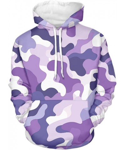 Women's College Sweatshirts Long Sleeve Drawstring Hoodies for Teen Girls Sport Hooeded Pullover Size XS-6XL 00-purple Camo $...