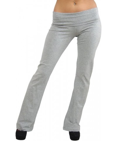 Yoga Pants - Full Length (Misses and Misses Plus Sizes) Grey $17.48 Activewear