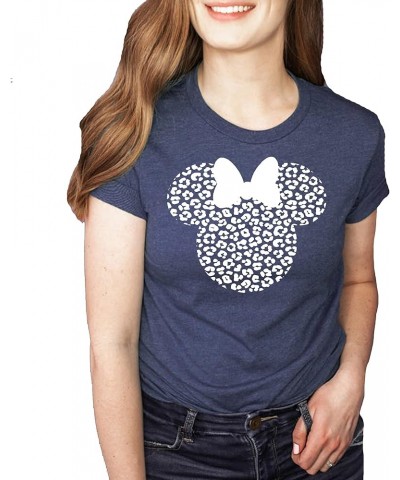 Leopard, Minnie Shirt, Cheetah Minnie Shirt, Animal Kingdom Shirt, Safari Shirt Casual Short Sleeve Shirt Navy $14.49 T-Shirts