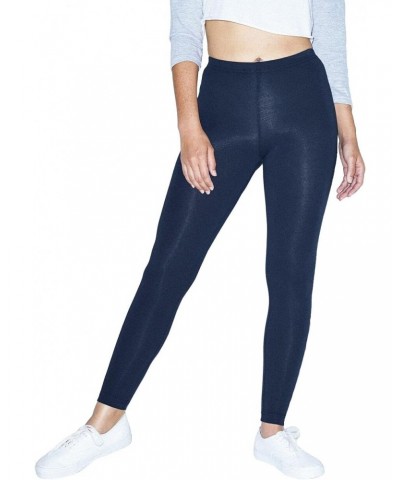 Ladies' Cotton Spandex Jersey Leggings XL NAVY $15.84 Leggings