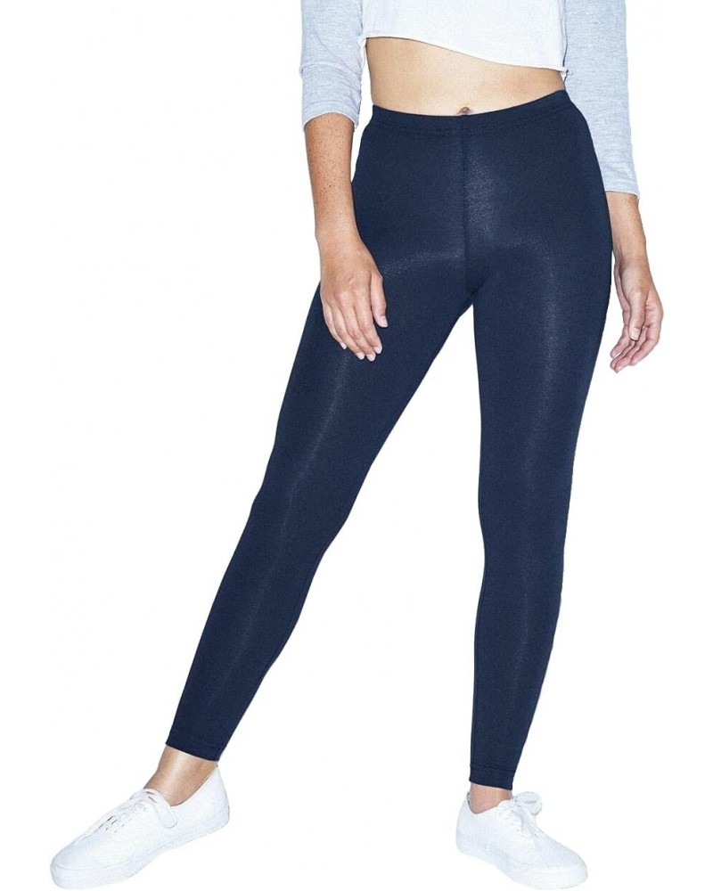 Ladies' Cotton Spandex Jersey Leggings XL NAVY $15.84 Leggings