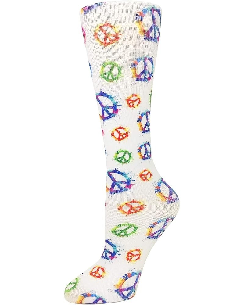 womens Compression Sock Peace Signs $10.79 Others