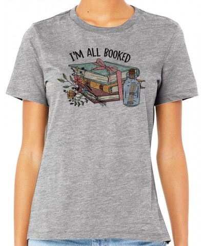 I'm All Booked Shirt Unisex Grey $10.75 T-Shirts