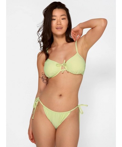 Women's Standard Swim Underwire Top String Bikini Set Tart Apple $13.20 Swimsuits