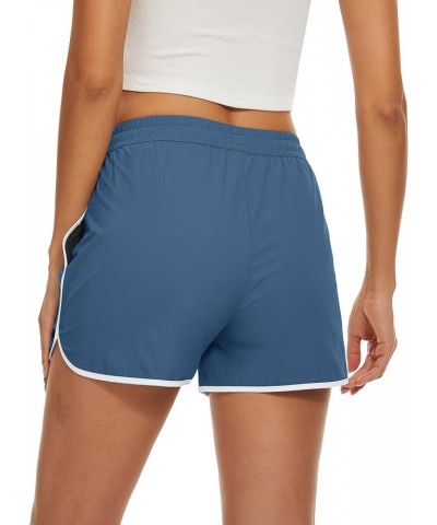 Women's Hiking Shorts with Pockets Quick Dry Lightweight Outdoor Running Shorts Breathable Active Sports Grey Blue $11.99 Act...