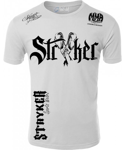 Rocky Y Gloves MMA SFG BJJ nhb Adult Shorts Sleeve T Shirt Top White $14.22 Activewear