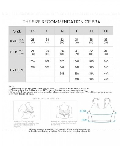 Sports Bra Longline Padded Bra Yoga Crop Tank Tops Fitness Workout Bra for Women Blue Heaven-crop $12.31 Activewear