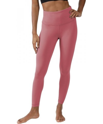 Ankle Length High Waist Power Flex Leggings - 7/8 Tummy Control Yoga Pants Roan Rouge $16.00 Others