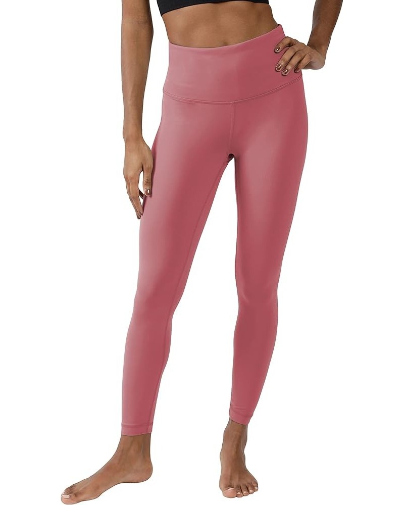 Ankle Length High Waist Power Flex Leggings - 7/8 Tummy Control Yoga Pants Roan Rouge $16.00 Others