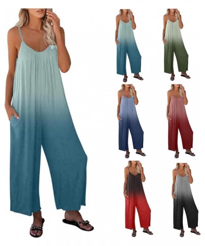 Jumpsuits for Women, Womens Loose Casual Romper Sleeveless Jumpsuits Adjustable Spaghetti Strap Long Pant Jumpsuit Xa03-blue ...