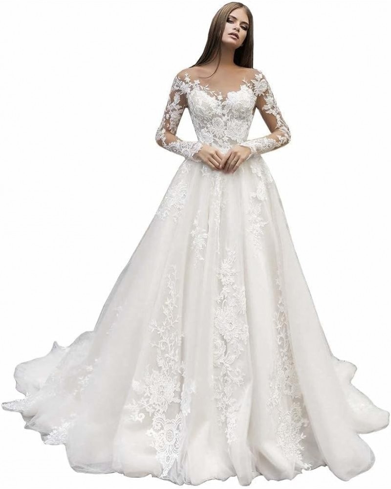 Tulle Wedding Dress for Bride Plus Size Bridal Dresses for Wedding White-cc $60.75 Dresses