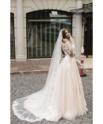 Tulle Wedding Dress for Bride Plus Size Bridal Dresses for Wedding White-cc $60.75 Dresses