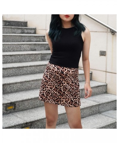 Skort for Women Lightweight Activewear Skirt for Running Tennis Golf Workout Pickleball Walking Casual Leopard Print $9.50 Sk...