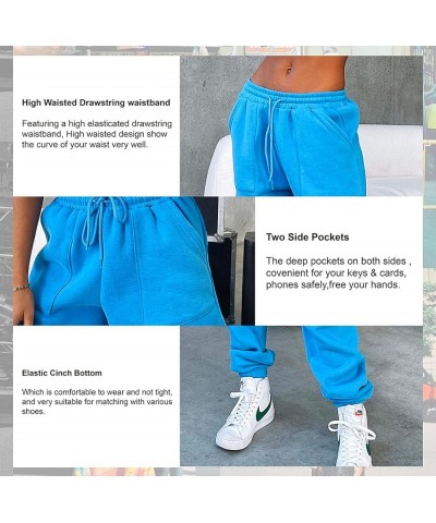 Fleece Sweatpants Women Baggy - Womens Sweatpants Sweats Y2K, Drawstring Sweatpants for Teen Girls Black(fleece Lined) $12.99...