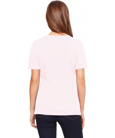 Missy'S Relaxed Jersey Short-Sleeve V-Neck T-Shirt (6405)- Pink,X-Large $7.19 T-Shirts