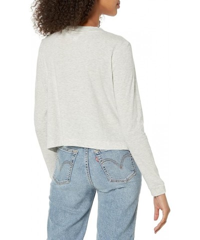 Women's Boxy Longsleeve Light Heather Grey $16.45 T-Shirts