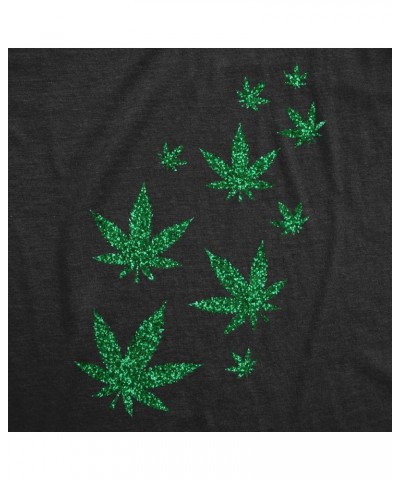 Womens Saint Patricks Day T Shirts for Pubs Funny Drinking Shirts for Women Heather Black - Glitter Pot $8.99 T-Shirts