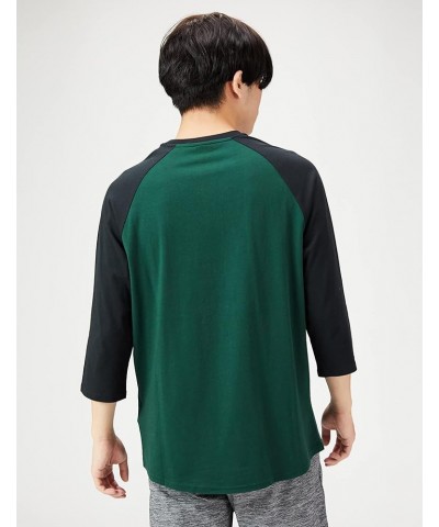 Relax Raglan 3/4 Tee Hunter Green (Helmet) $14.78 Activewear