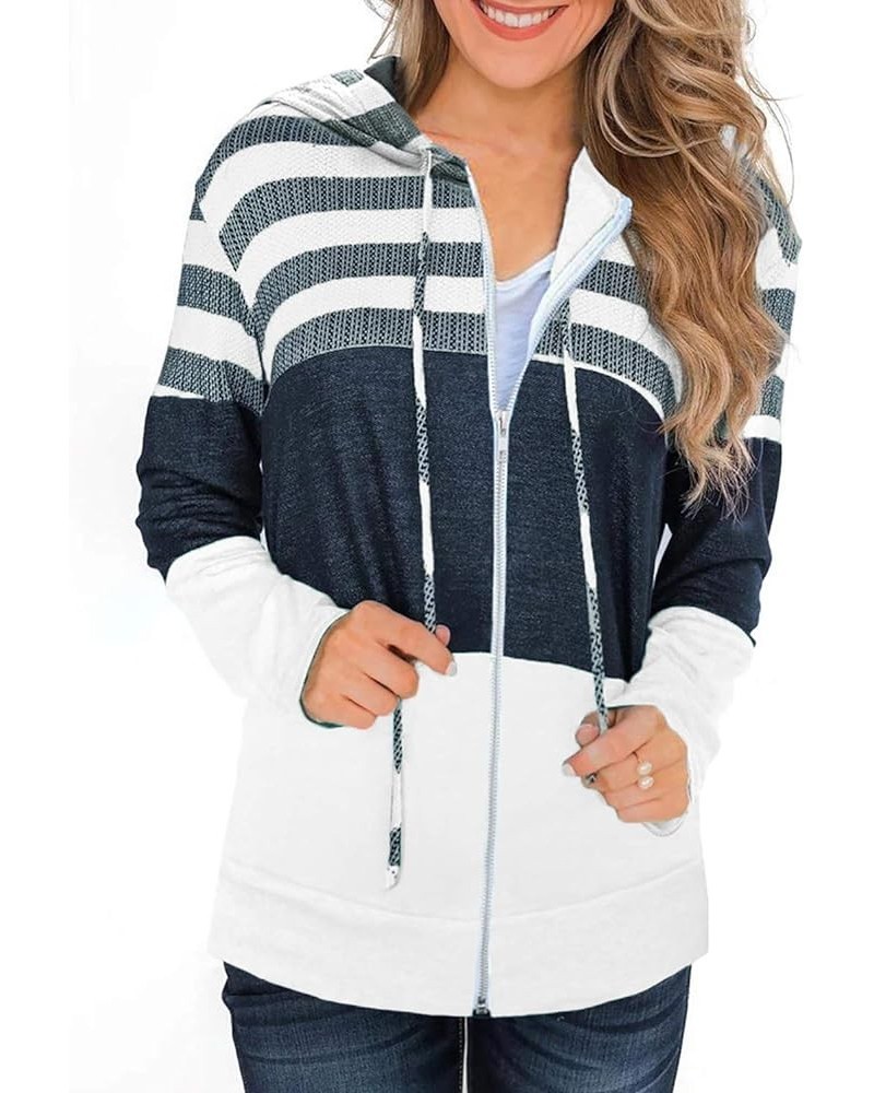 Womens Sweaters Hoodies Long Sleeve Sweatshirts Woman Clothing Tops E-white $12.04 Hoodies & Sweatshirts