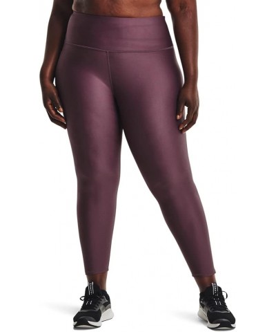 Women's HeatGear High No-Slip Waistband Ankle Leggings Ash Plum (554)/Black $11.76 Activewear