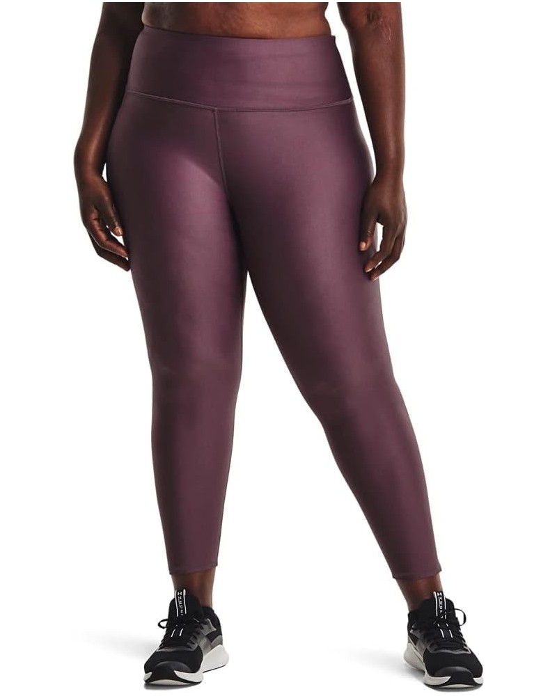 Women's HeatGear High No-Slip Waistband Ankle Leggings Ash Plum (554)/Black $11.76 Activewear