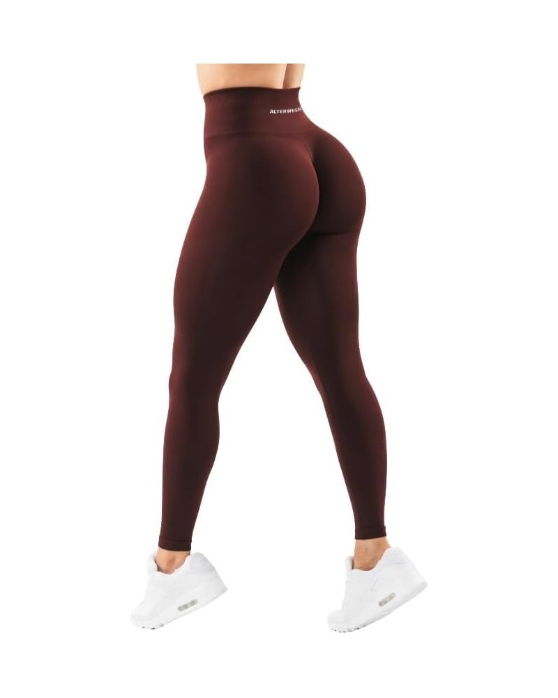 Amplify Workout Leggings for Women Seamless High Waist Butt Lifting Gym Fitness Yoga Pants Sangria $9.03 Leggings