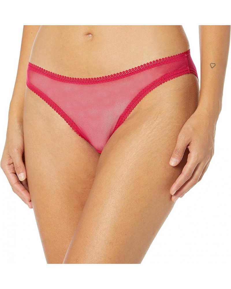 Women's Gossamer Mesh Bikini Ruby $10.17 Lingerie