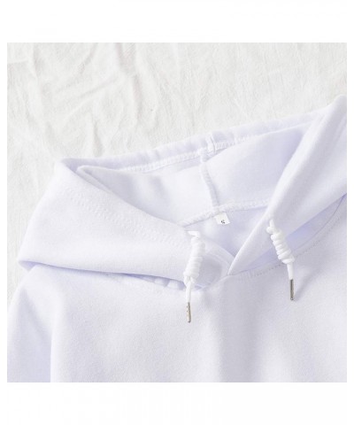 Women's Casual Hoodie Cute Sheep Pattern Long Sleeve Cotton Sweatshirt Pullover White $15.61 Hoodies & Sweatshirts