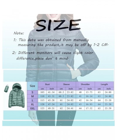 Winter Puffer Coats for Women Lightweight Puffer Jacket Packable Hooded Puffer Jacket Winter Zip Up Puffy Jackets Pink $10.19...