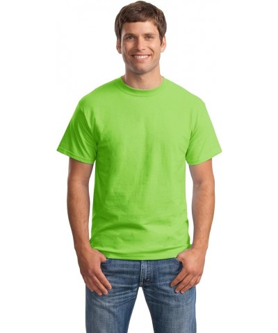 Adult Tagless Short-Sleeve Bottom Hem Beefy T-Shirt Lime $6.22 T-Shirts