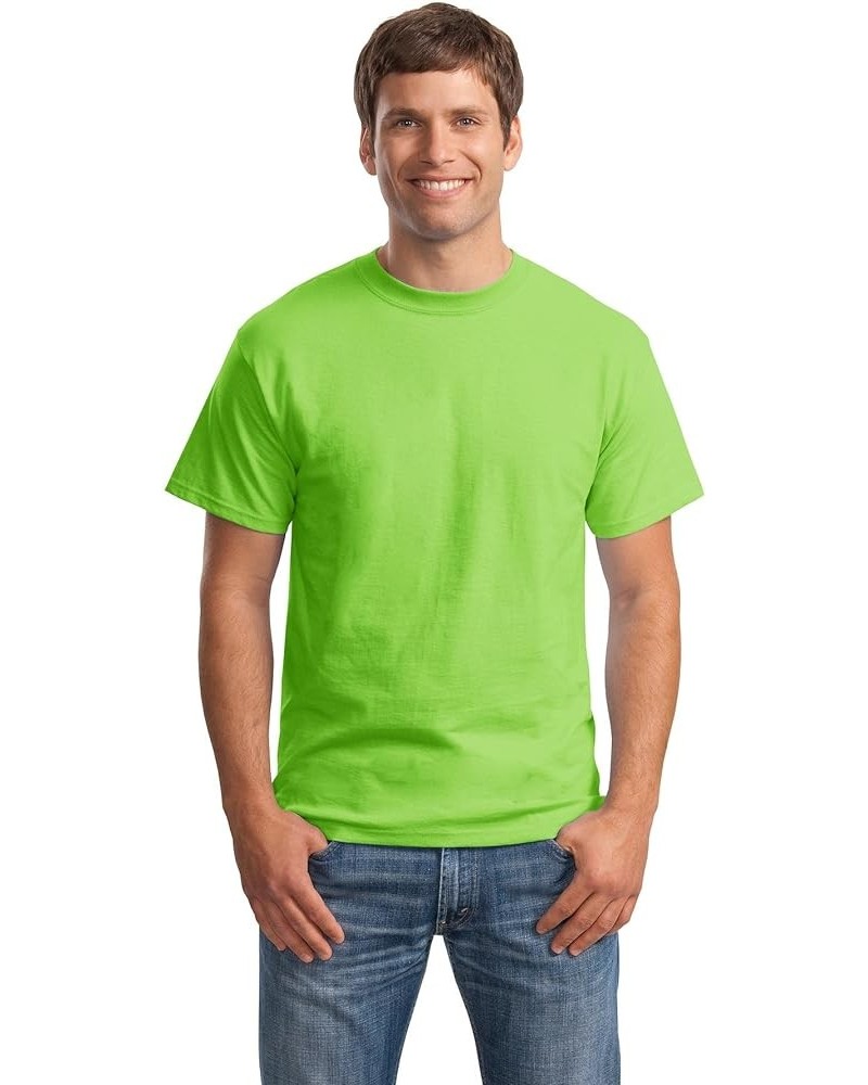 Adult Tagless Short-Sleeve Bottom Hem Beefy T-Shirt Lime $6.22 T-Shirts