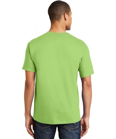 Adult Tagless Short-Sleeve Bottom Hem Beefy T-Shirt Lime $6.22 T-Shirts