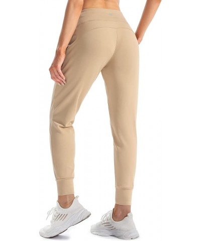 Fleece Lined Pants Women - Fleece Lined Sweatpants Women with Pockets High Waisted Thermal Joggers Winter Pants Khaki $12.50 ...