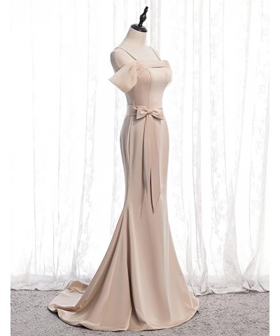 Long Prom Dress Satin Formal Dresses for Women Evening Dresses Party Gowns Spaghetti Strap Mint Green $36.12 Dresses