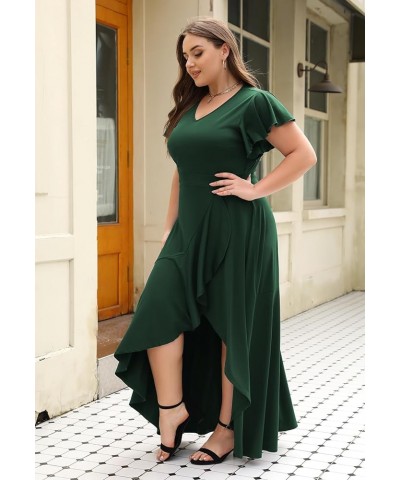 Plus Size Dresses for Women, Formal Evening Gown, Long Mermaid Style for Wedding Guest 05 - Green $26.09 Dresses